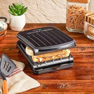 George Foreman 2-serving Classic Plate Electric Indoor Grill And Panini Press