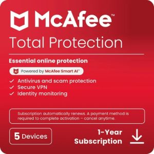McAfee Total Protection Antivirus & Internet Security Software