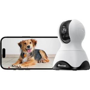 Vimtag 2.5K Pet Camera, 5G/2.4G WiFi Cameras